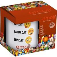 Emoji Weekday Mug In Gift Box, White