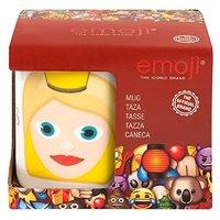 Emoji Princess Ceramic Mug In Gift Box, White, 350ml
