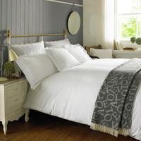 Embroidered White Bedding