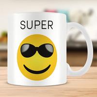 Emoji Coffee Mug - Super