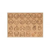 Emoji Stamp Set 1/2 In