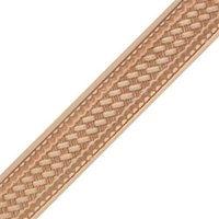 Embossed Basketweave Belt Blank 1.5 (3.8 Cm) 4594-00 By Tandy Leather By Tandy