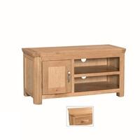 empire wooden tv stand with 1 door with shelf