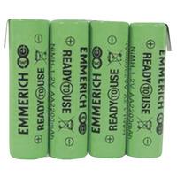 Emmerich 255069 NiMH AA 4.8V 2200mAh ZLF 4-Cell Ready To Use Batte...