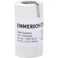 emmerich 1007 6 lf nimh 12v 400mah 10 cell rechargeable battery pa