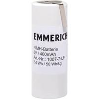 Emmerich 251562 1007-7-LF NiMH 6V 400mAh 5-Cell Rechargeable Batte...