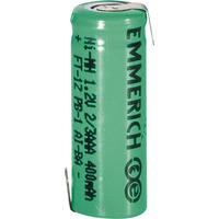 Emmerich 255011 NiMH 2/3 AAA Size 1.2V 400mAh Rechargeable Battery...