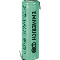 Emmerich 255029 NiMH AA Size 1.2V 2500mAh Rechargeable Battery Tagged