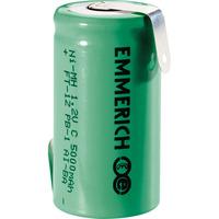 Emmerich 255042 NiMH C Size 1.2V 5000mAh Rechargeable Battery Tagged