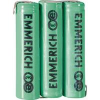 Emmerich 255052 NiMH AAA 3.6V ZLF 800mAh 3-Cell Rechargeable Batte...
