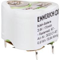 emmerich 3032 c1 r7 nimh 36v 170mah 3 cell rechargeable battery p