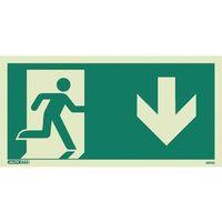 EMERGENCY EXIT SIGN 200 x 400 RIGID