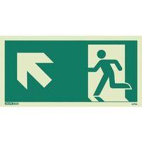 emergency exit sign 200 x 400 rigid