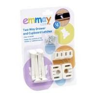 Emmay Child Proof 2 Way Cupboard and Drawer Latches