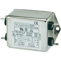 EMI filter 250 Vac 10 A 1.2 mH (L x W x H) 75 x 51 x 37 mm Yunpen YE10T1L2 1 pc(s)