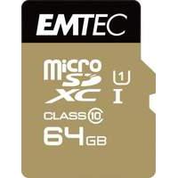 Emtec 64gb Class 10 Gold+ Micro Sdhc Flash Card