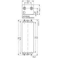 EMI filter flame retardant 250 Vac 10 A 47 µH (L x W x H) 159 x 50.8 x 44.5 mm Epcos STANDARDFILTER, SIFI E, 2X10A 250V