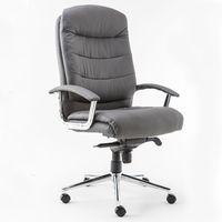 empire leather executive chair grey