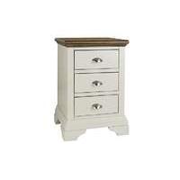 Emily 3 Drawer Bedside Chest