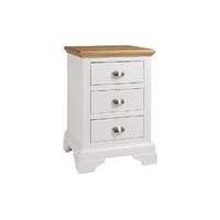 Emily 3 Drawer Bedside Chest