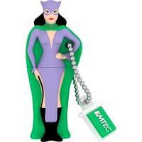 emtec super heroes usb 20 8gb flash drive cat woman