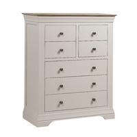 Emsworth Grey Painted 4 over 3 Wide Chest