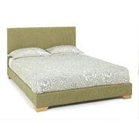 emily small double fabric bed mint natural feet