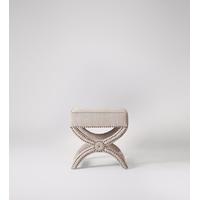 Emmanuel empire stool in oatmeal