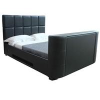 Emporia Beds Mayfair 5FT Kingsize TV Bed - Black Leather