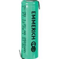 Emmerich NiMH AA Size Cell, Tagged, Rechargeable, 1.2V, mAh