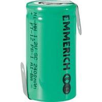 Emmerich NiMH Sub-C Size Cell, Tagged, Rechargeable, 1.2V, mAh