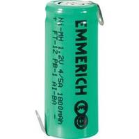 Emmerich NiMH 4/5 A Size Cell, Tagged, Rechargeable, 1.2V, mAh