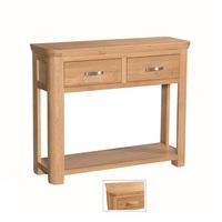 Empire Wooden Large Console Table With 2 Drawers