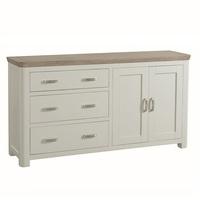 Empire Wooden Large Sideboard In Stone Painted