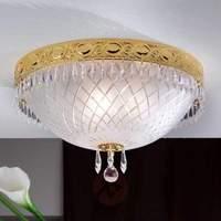 Empire Ceiling Light 24 Carat Gold-Plated
