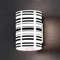 Emre Wall Light Striped Black White