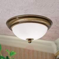 Empire Ceiling Light Two Bulbs Gold Patinated