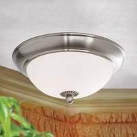 Empire Ceiling Light Satined with Opal Glass