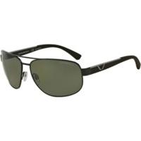 Emporio Armani EA2036 3014/9A (black shiny-matt/green polarized)