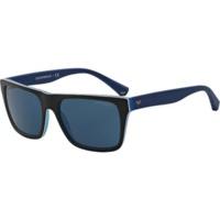 Emporio Armani EA4048 5392/80 (black on blue-blue matt/grey)