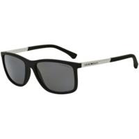 Emporio Armani EA4058 5063/81 (black matt-silver/grey polarized)