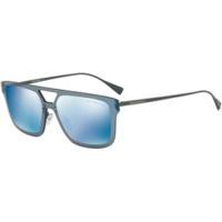 Emporio Armani EA2048 3173/55 (matte green/dark blue mirror blue)