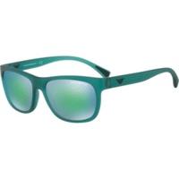 Emporio Armani EA4081 5534/31 (matte transparent petroleum/light blue mirror green)