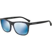 Emporio Armani EA4056 5549/55 (matte striped blue/dark blue mirror blue)