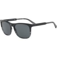 Emporio Armani EA4099 5566/87 (black-transparent striped grey/grey)