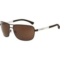 emporio armani ea2033 313273 brown rubberbrown