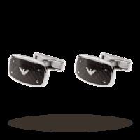 Emporio Armani Gents Carbon Fibre Cufflinks