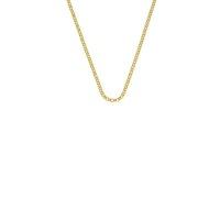 emozioni yellow gold plate sterling silver belcher chain