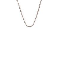 Emozioni Sterling Silver and Rose Gold Plate Accent Bead Chain