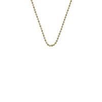 Emozioni Sterling Silver and Yellow Gold Plate Accent Bead Chain